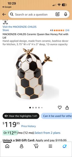 Queen Bee Honey Pot