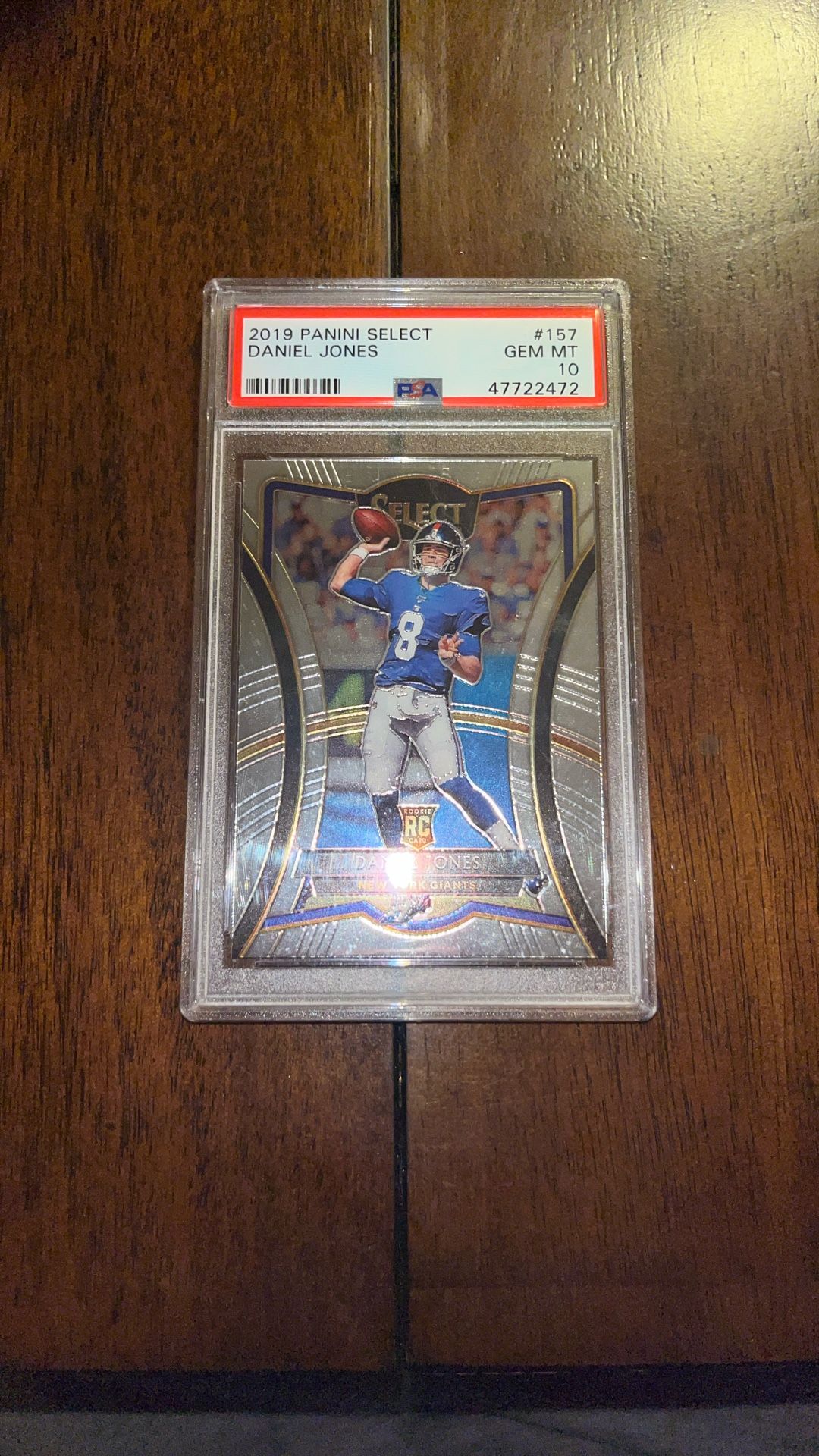 Daniel Jones Panini Select Rookie PSA 10