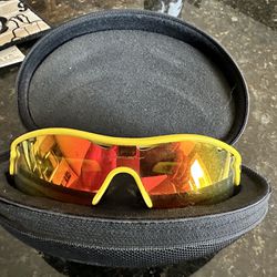 Oakley baseball Sunglasses W/ Polarized Lenses And Case