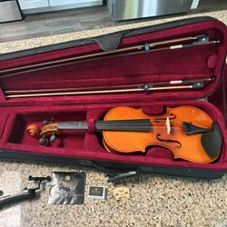 Violin With Case 