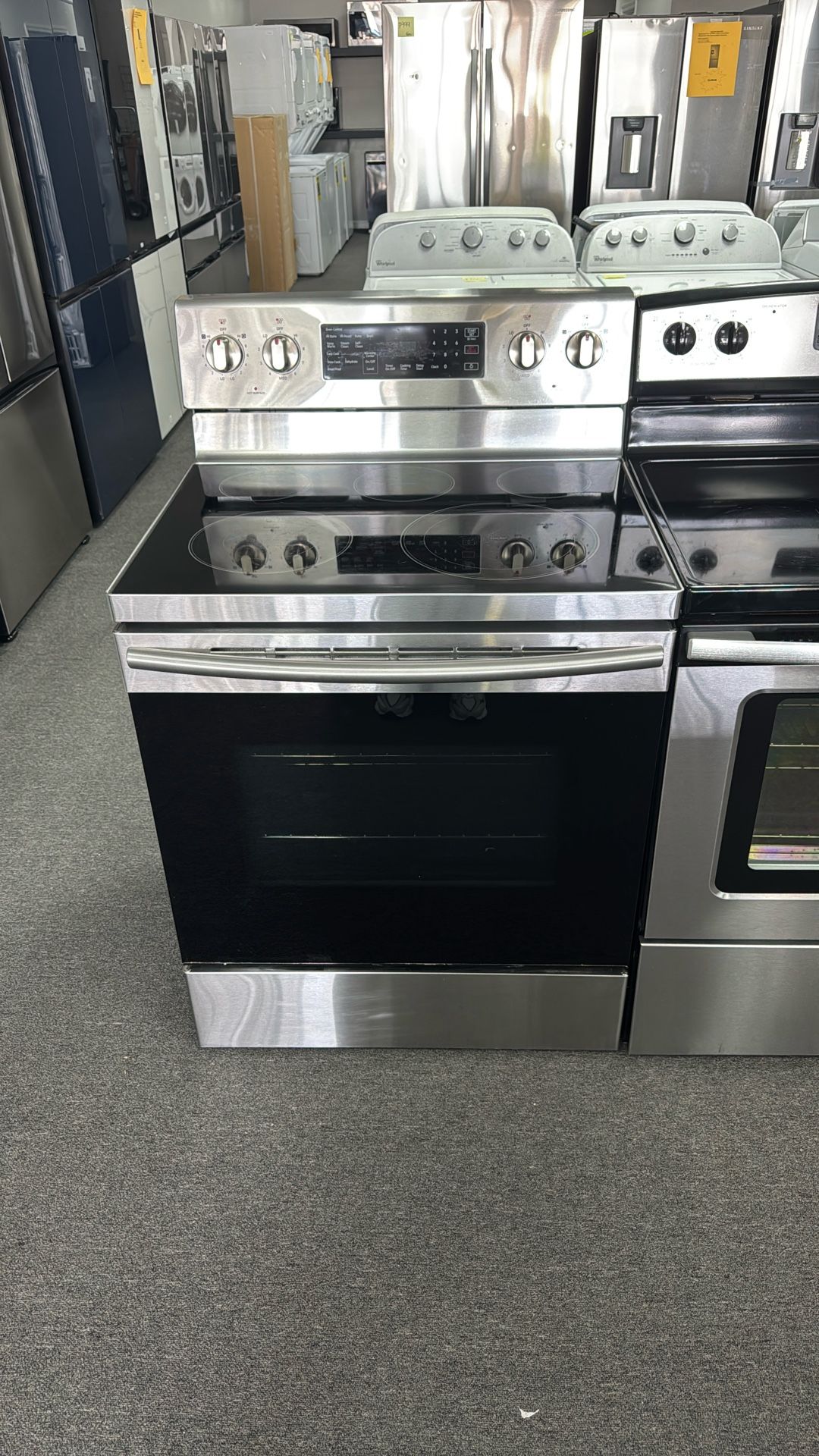 Electric Stove With Air Fry Oven
