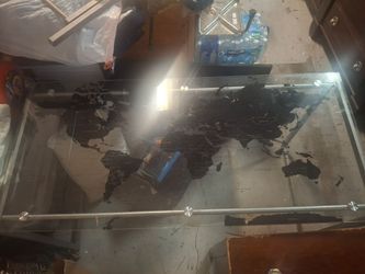 World Glass Table