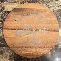 Wooden plaque