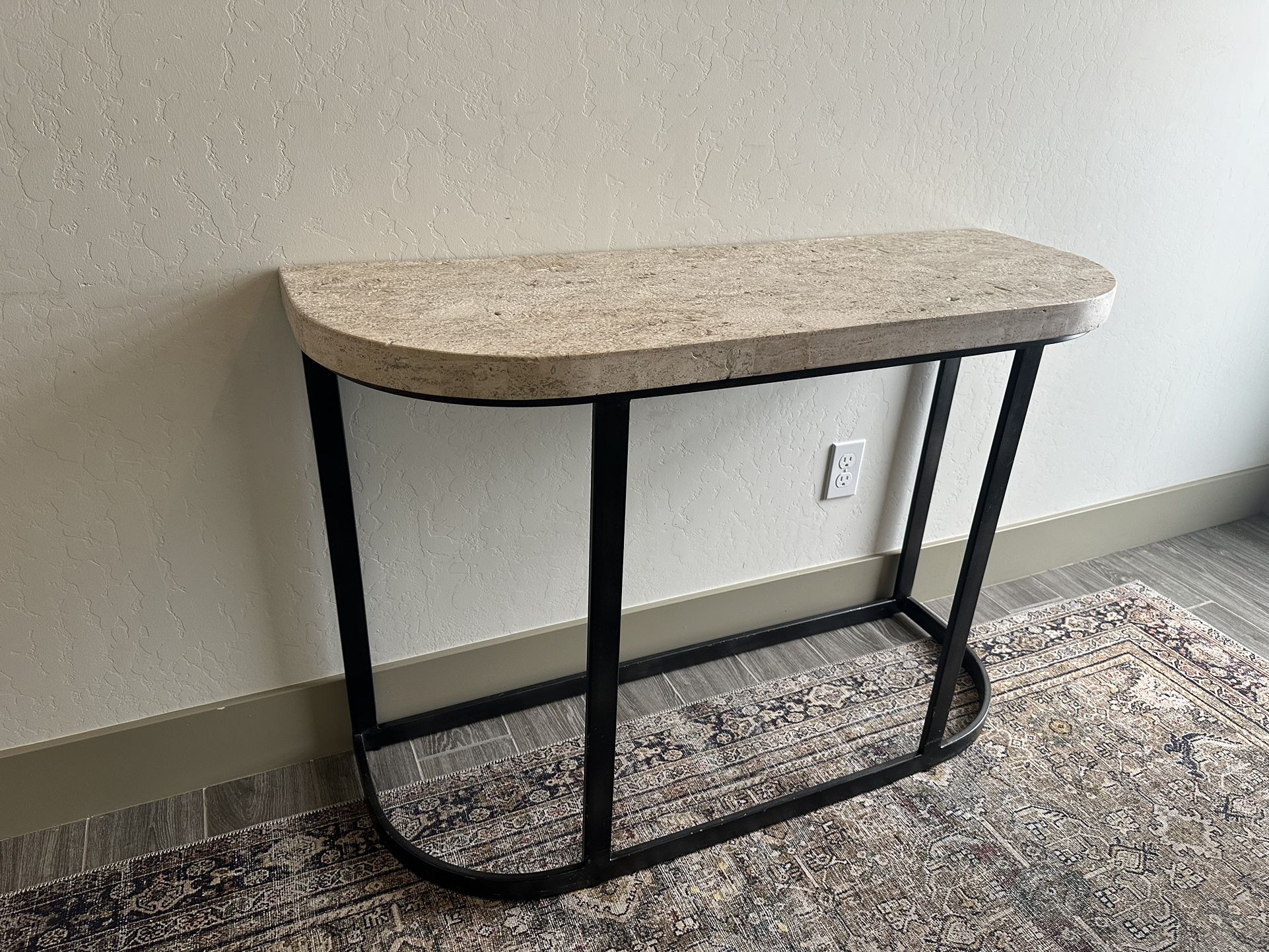 Stone-top Console table 