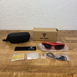 NEW GoVision SOL 1080p HD Camera Glasses Video Recording Sport Sunglasses & Accs