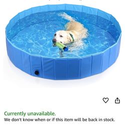 Foldable Pool For Pets Or Children
