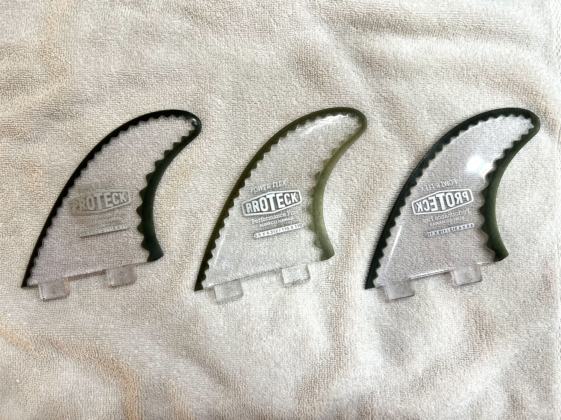 FCS ProTech Fins, Three Pack