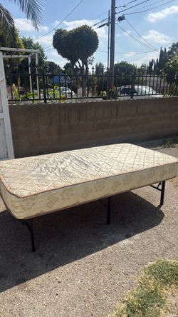 Mattress and bed frame