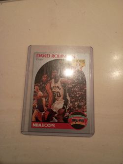NBA Hoops David Robinson Rookie Card
