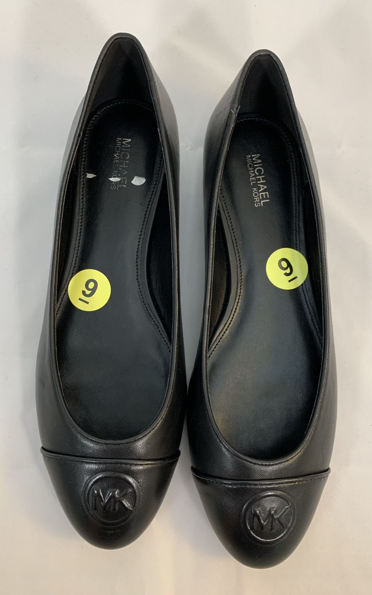  Michael Kors Black Ballet Flats Size 9 NWOB