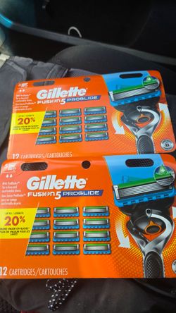 Gillette Fusion5 ProGlide Razor Cartridges!! HALF PRICE DON'T OVERPAY AT THE GROCERY STORE!!