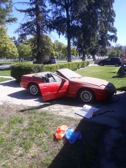 1991 Mazda Rx 7 Convertible red 5 speed manual