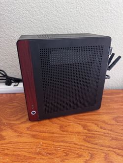 Intel i7 Mini PC Desktop Computer with Wood Panel