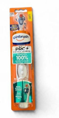 Spinbrush Pro+ Extra White Battery Toothbrush