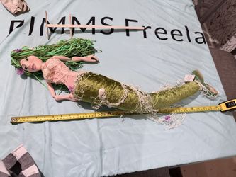 Vintage Czech Mermaid Marionette Puppet – Original PRAHA Hand Made – Large 30”+ – Never Used
