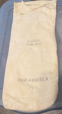 Vintage Canvas/cloth Cash Bag