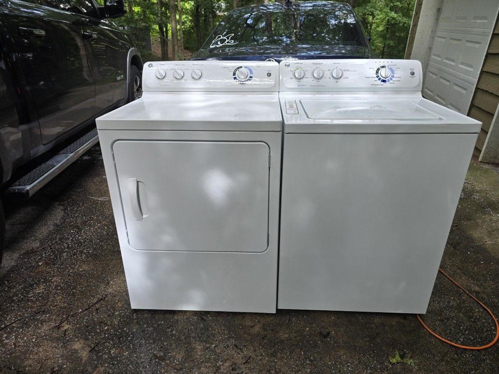 💯FREE DELIVERY💯GE SUPER CAPACITY WASHER AND DRYER SET💯WORKS LIKE-NEW 💥