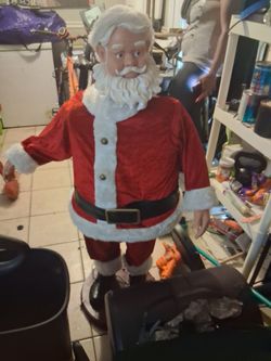 Singing and dancing Santa Claus