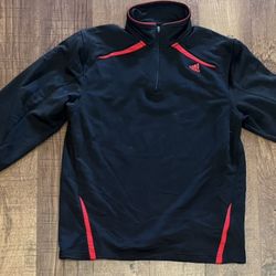 Adidas Mens 1/4 Quarter Zip Pullover Sz Medium