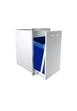 New Propane Drawer Built-in Single Trash Drawer Pull-Out Tray Stainless Steel Trash Drawer Storage Trash Bins Or Propane Tank for BBQ Island Grill Sta