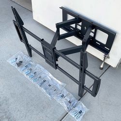 (New) $39 Large Swivel 37-75” TV Wall Mount Bracket, VESA 600x400mm, Max Weight 110 LBS