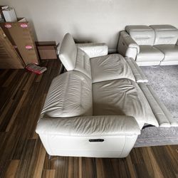 Leather Couch And Love Seat