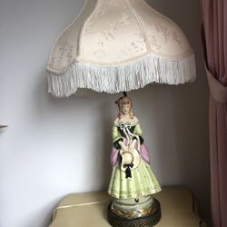 Vintage Nightstand Lamp From 1940-50