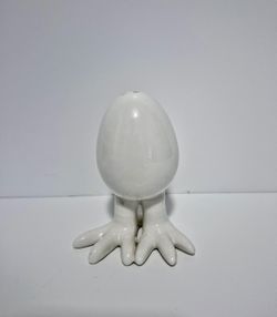 Ceramic Egg With Chicken Leg Salt/ Pepper Shaker