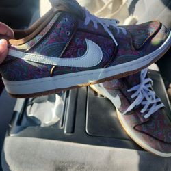 NIKE SHOES SB DUNK LOW PAISLEY  BROWN 