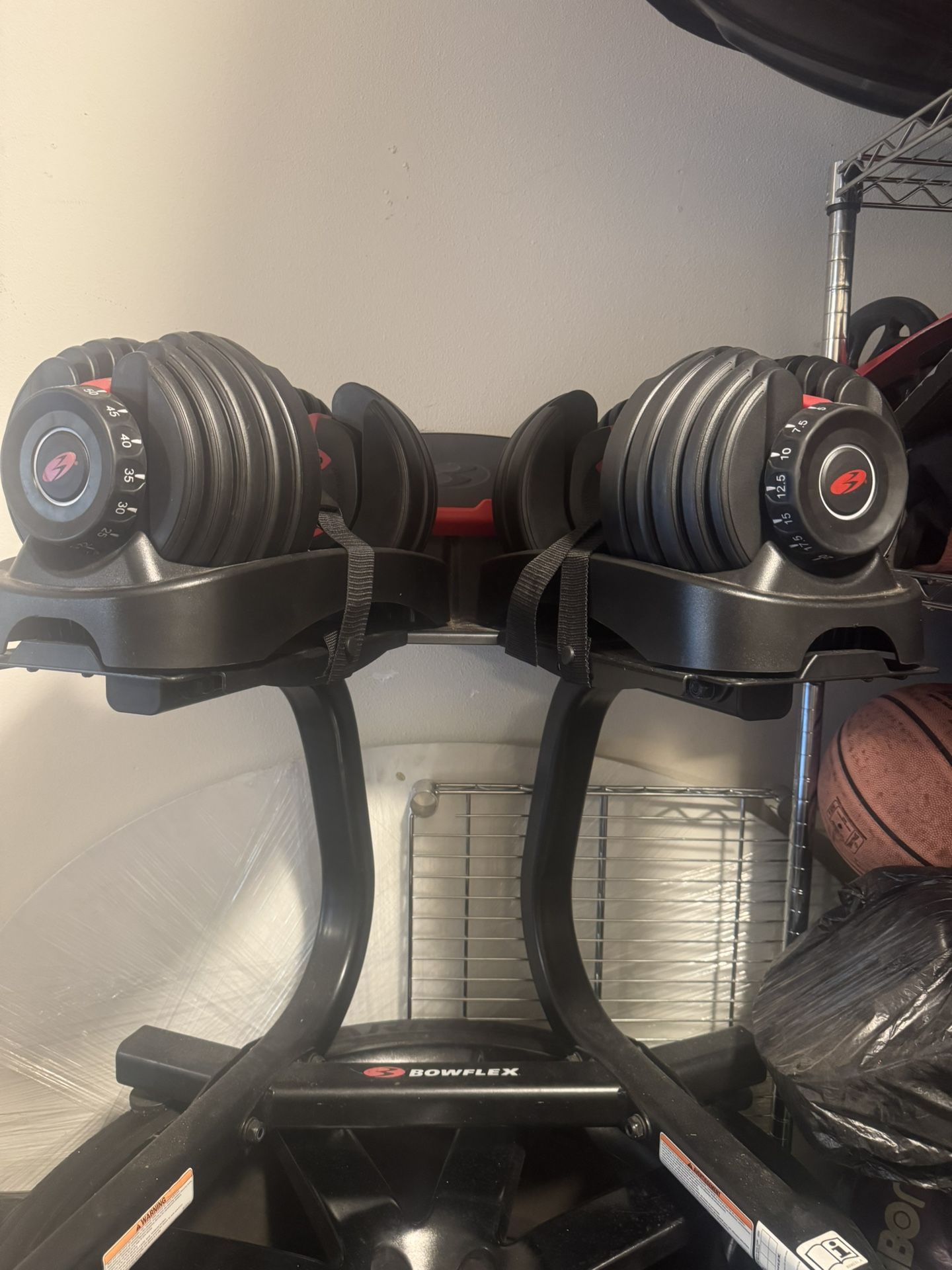 Blowflex Adjustable Weight Set With Stand