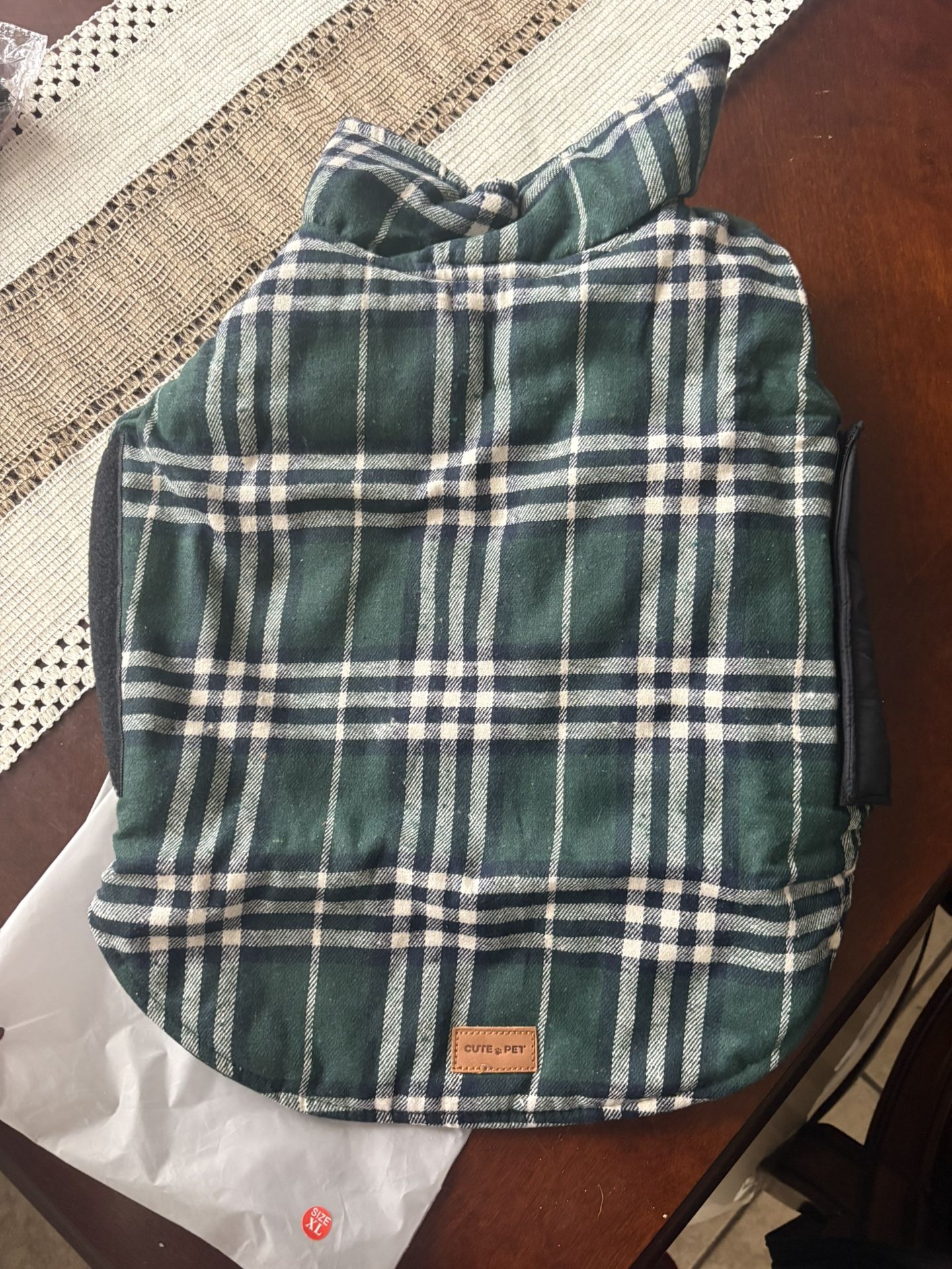 Size XL dog jacket