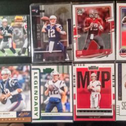 Tom Brady 8 Card Lot! Cards from 2003 until 2022