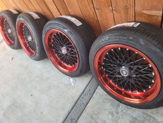 Wheel 15x8 4 Lugs 4x100 New rims and tires