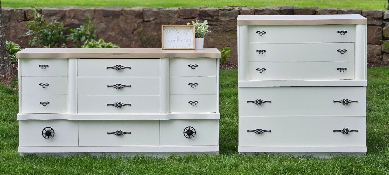Midcentury Modern Bedroom Set, Dresser, Chest Of Drawers