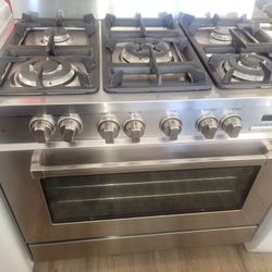 Dual  Fuel  Verona 36 Inches  Stove  Used Like New 