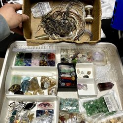 Crystals & Jewelry Making Supplies (Bulk Deal)