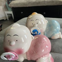 Baby Piggy Banks both for - yes available