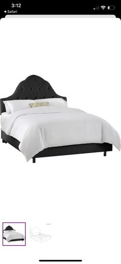 Black Upholstered Headboard