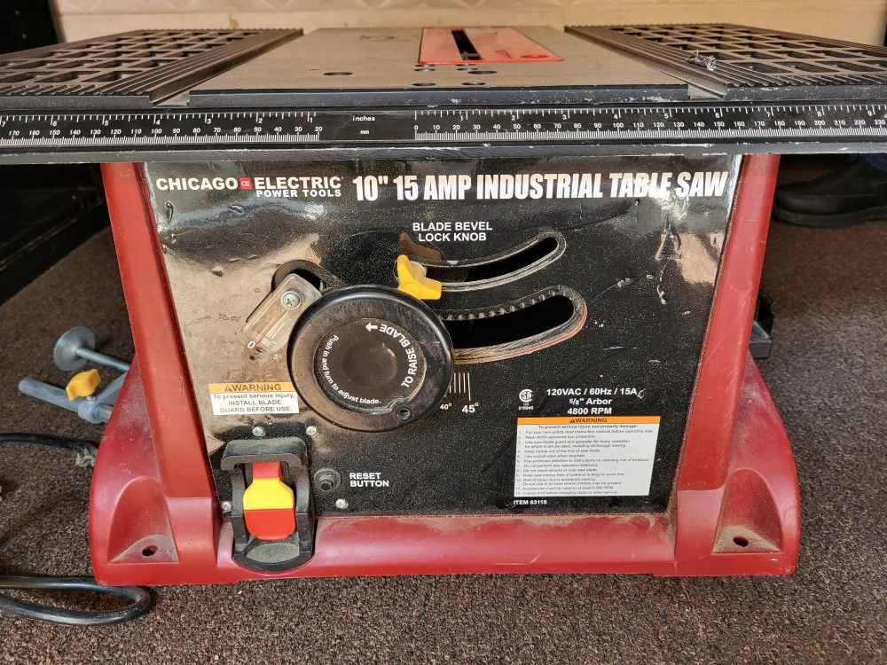 Chicago Electric 10" Table Saw