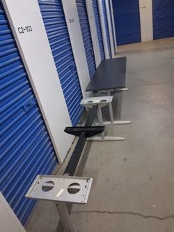 Solid Desk/ Breakroom Table/workstation adjustable height