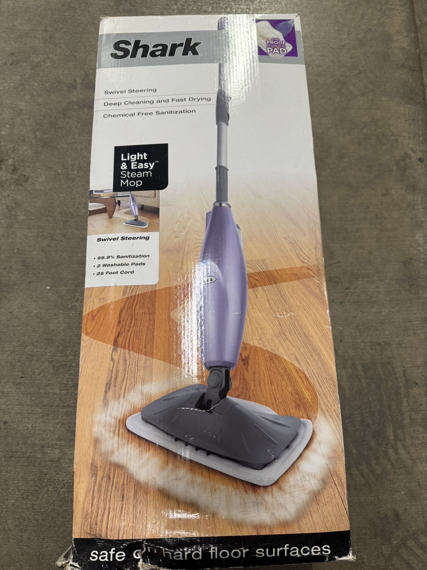SHARK LIGHT & EASY STEAM MOP