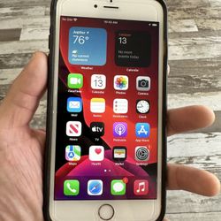 iPhone 6S Plus Unlocked W/ New Tempered Glass Screen Protector, Case And Charger 