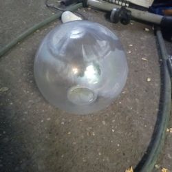 Two Hand Blown Glass Globes