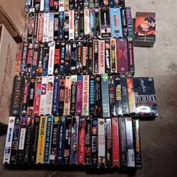 Lot Of 100 VHS Movies And TV Shows 