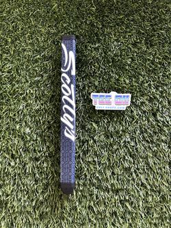 Scotty Cameron Navy White Paddle Grip Large