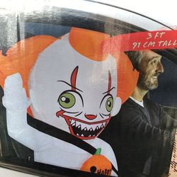 NEW Pennywise The clown It Inflatable Halloween decoration for the car