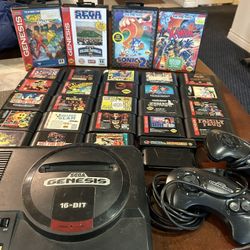 Original Sega Genesis 16-bit With 28 Games