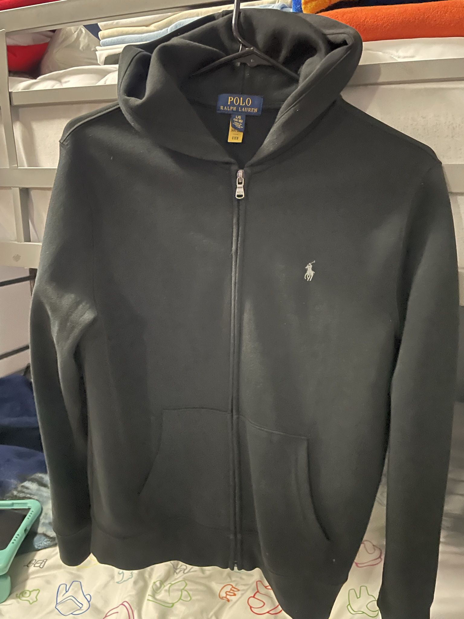 Polo, Black , Large