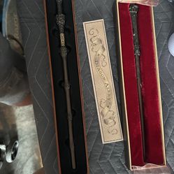 Two Harry Potter Wands 