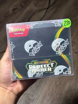 Perfect order booster box pokemon cards